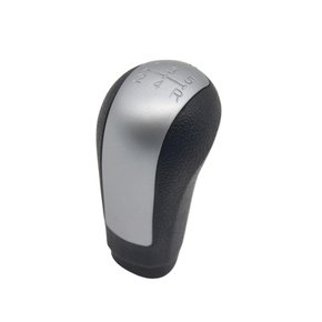 Manopla Bola De Cambio S10 12/18 Preta Com Tampa Prata