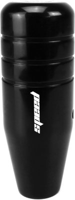 Manopla De Câmbio Alumínio Speed Universal Preta P2