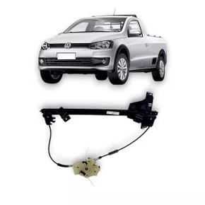 Máquina de Vidro Dianteira Elétrica Encaixe Mabuchi Gol Saveiro 2 Portas G5 G6 G7 2008 a 2020 Esquerdo Motorista