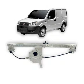 Máquina de Vidro Dianteira Elétrica Mabuchi Doblo 2 Portas 2002 a 2017 Direito Caroneiro