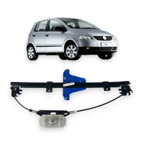 Máquina de Vidro Dianteira Manual Fox 2009 a 2021 4 Portas Pino Alto Lado Direito  