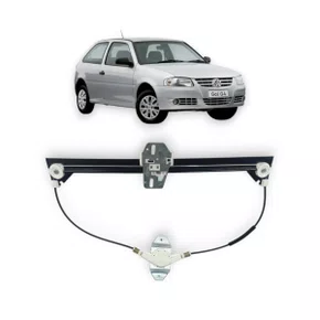 Máquina de Vidro Dianteira Manual Gol 2 Portas G2 G3 G4 2000 a 2014 Direito Caroneiro