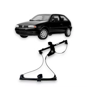 Máquina de Vidro Dianteira Manual Gol Parati Saveiro G2 G3 G4 1996 a 2014 4Portas Esquerdo Motorista