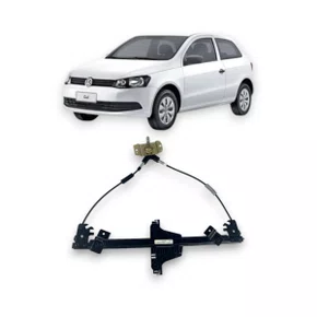 Máquina de Vidro Dianteira Manual Gol Saveiro 2P G5 G6 G7 2008 a 2020 Esquerdo Motorista