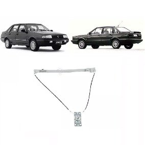 Máquina de Vidro Dianteira Manual Santana Royale Quantum Versailles 2 e 4Portas 1984 a 1998 Esquerdo Motorista