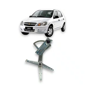 Máquina de Vidro Dianteira Pino Curto Manual Celta 2000 a 2006 4 Portas Direito Caroneiro