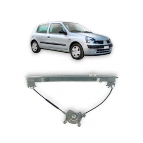 Máquina de Vidro Dianteiro Elétrico Encaixe Mabuchi 8D Clio Symbol 4 Portas 1999 a 2013 Direito Caroneiro