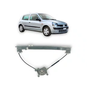 Máquina de Vidro Dianteiro Elétrico Encaixe Mabuchi 8D Clio Symbol 4 Portas 1999 a 2013 Esquerdo Motorista