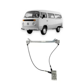Máquina de Vidro Dianteiro Manual Kombi 2008 a 2013 Esquerdo Motorista