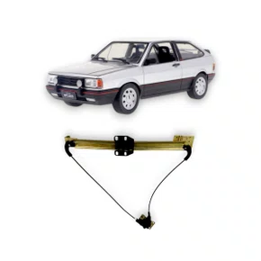 Máquina de Vidro Manual Gol Parati Voyage 1980 a 1988 Saveiro 1981 a 1988 Direito Passageiro 