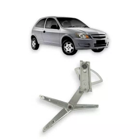 Máquina de Vidro Pino Alto Manual Celta 2 Portas 2006 a 2016 Lado Esquerdo Motorista