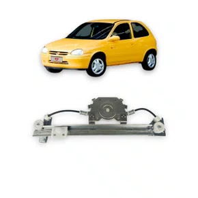 Máquina de Vidro Traseiro Elétrico Encaixe Motor Mabuchi Corsa 1994 a 2002 Classic 2003 a 2016 Direito Passageiro