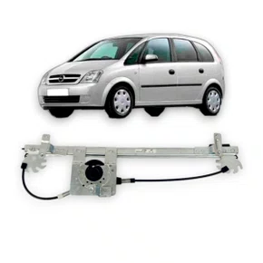Máquina de Vidro Traseiro Elétrico Encaixe Motor Mabuchi Meriva 2002 a 2012 Lado Esquerdo