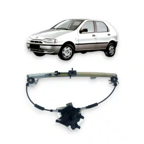 Máquina de Vidro Traseiro Elétrico Encaixe Motor Mabuchi Palio Siena 1996 a 2016 Lado Direito 