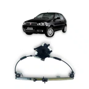 Máquina de Vidro Traseiro Elétrico Encaixe Motor Mabuchi Palio Siena 1996 a 2016 Lado Esquerdo
