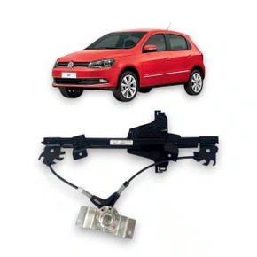 Máquina de Vidro Traseiro Manual Gol Voyage G5 G6 G7 G8 2008 a 2022 Esquerdo Motorista