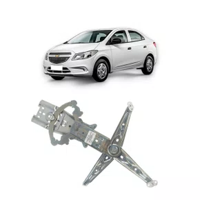 Máquina Vidro Dianteira Elétrica Encaixe Bosch Celta Prisma 4 Portas 2002 a 2016 Direito Caroneiro