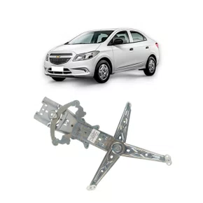 Máquina Vidro Dianteira Elétrica Encaixe Bosch Celta Prisma 4 Portas 2002 a 2016 Esquerdo Motorista