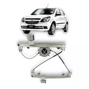 Máquina Vidro Dianteira Elétrica Encaixe Motor Mabuchi 8D Agile 4 Portas Montana 2 Portas 2009 a 2020 Esquerdo Motorista