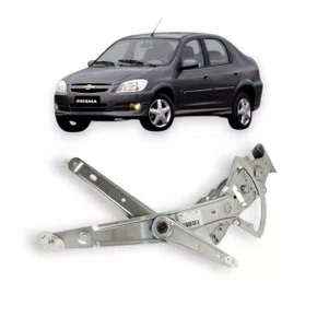 Máquina Vidro Dianteira Elétrica Encaixe Motor Mabuchi 8D Celta Prisma 4 Portas 2002 a 2016 Esquerdo Motorista