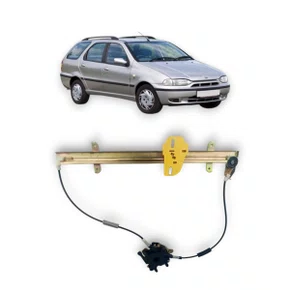 Máquina Vidro Dianteira Elétrica Encaixe Motor Mabuchi Escort Logus 2 Portas 1993 a 1996 Direito Caroneiro