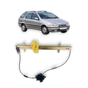 Máquina Vidro Dianteira Elétrica Encaixe Motor Mabuchi Escort Logus 2 Portas 1993 a 1996 Esquerdo Motorista