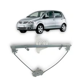 Máquina Vidro Dianteira Elétrica Encaixe Motor Mabuchi Fox 2 Portas 2002 a 2021 Direito Caroneiro