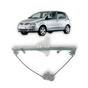 Máquina Vidro Dianteira Elétrica Encaixe Motor Mabuchi Fox 2 Portas 2002 a 2021 Esquerdo Motorista