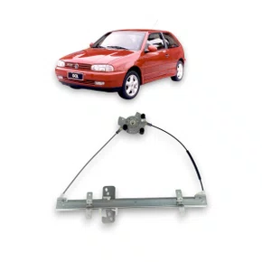 Máquina Vidro Dianteira Elétrica Encaixe Motor Mabuchi Gol Parati G2 Bola 2 Portas 1995 a 2000 Direito Caroneiro