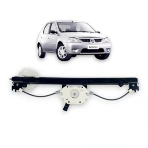 Maquina Vidro Dianteira Elétrica Encaixe Motor Mabuchi Logan 4 Portas 2007 a 2013 Esquerdo Motorista