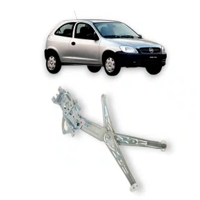 Máquina Vidro Dianteira Elétrica Encaixe Motor Original 8D Celta 2 Portas 2000 a 2016 Direito Caroneiro