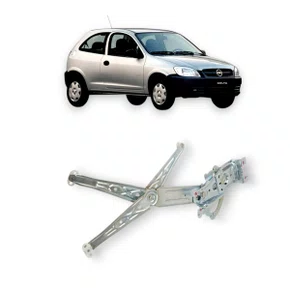 Máquina Vidro Dianteira Elétrica Encaixe Motor Original 8D Celta 2 Portas 2000 a 2016 Esquerdo Motorista