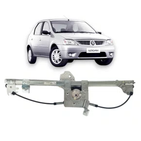 Maquina Vidro Dianteira Elétrica Encaixe Motor Original Logan 4 Portas 2007 a 2013 Direita Passageiro