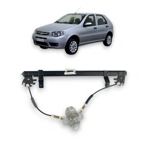 Maquina Vidro Dianteira Manual Palio GII 2011 Até 2014 4 Portas Esquerda Motorista