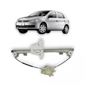 Máquina Vidro Dianteiro Elétrica Encaixe Motor Mabuchi Gol Voyage 4 Portas 2008 a 2020 Direito Caroneiro
