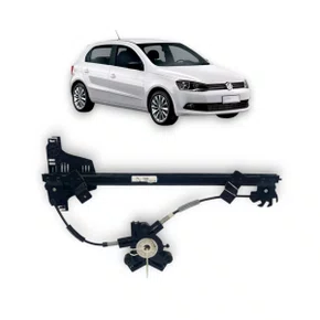 Máquina Vidro Dianteiro Elétrica Encaixe Motor Original Gol Voyage 4 Portas 2008 a 2020 Direito Caroneiro