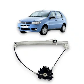 Máquina Vidro Elétrico Encaixe Motor Mabuchi Palio Strada 2 Portas 1995 a 2016 Direito Caroneiro