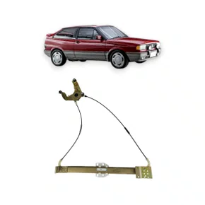Maquina Vidro Eletrico Gol Saveiro Parati Voyage 2 e 4 Portas 1980 Até 1996 Motor Carto Direito Passageiro