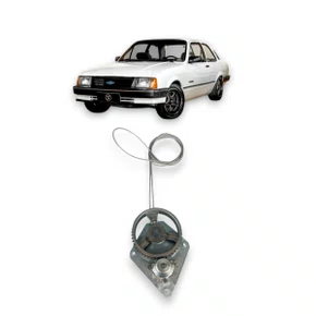 Maquina Vidro Manual Chevette Marajo 2P 1983 a 1994 Dianteiro Direito
