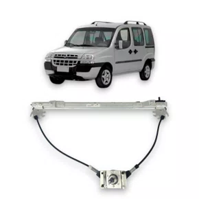 Máquina Vidro Manual Doblo 2002 a 2016 Lado Esquerdo