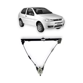 Máquina Vidro Manual Palio 2 Portas Strada Lado Direito