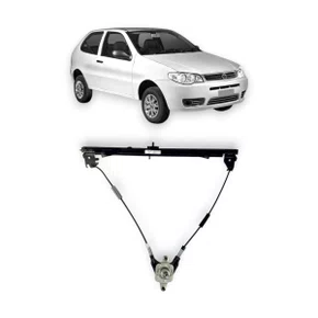 Máquina Vidro Manual Palio 2 Portas Strada Lado Esquerdo