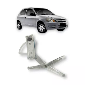 Máquina Vidro Manual Pino Alto Celta 2 Portas 2006 a 2014 Lado Direito