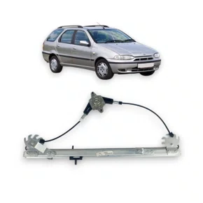 Máquina Vidro Manual Porta Tras. Palio Siena Palio Weekend Lado Direito