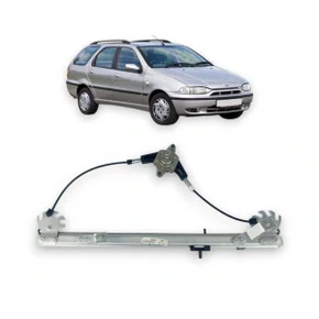 Máquina Vidro Manual Porta Tras. Palio Siena Palio Weekend Lado Esquerdo