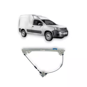 Máquina Vidro Manual Uno G2 Após 2010 2Portas Fiorino G2 Após 2013 Lado Direito 