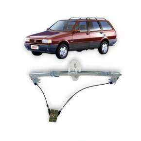 Máquina Vidro Manual Uno Prêmio Elba 1984 a 2013 2 Portas Lado Direito