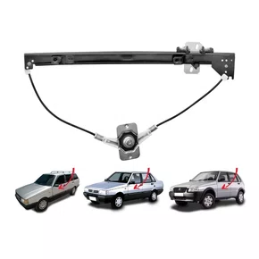Máquina Vidro Manual Uno Prêmio Elba 1984 a 2013 2 Portas Lado Esquerdo