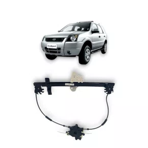 Máquina Vidro Traseira Elétrica Encaixe Motor Mabuchi Ecosport 2003 a 2012 Direito Caroneiro