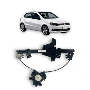 Máquina Vidro Traseira Elétrica Encaixe Motor Original Gol Voyage 2008 a 2020 Esquerdo Motorista